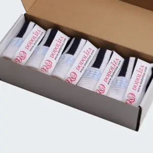 Package of 5 Sporty Bamboo Socks for Men .. Enhanced with Advanced Nano-Silver Technology for Odor Control and Comfort