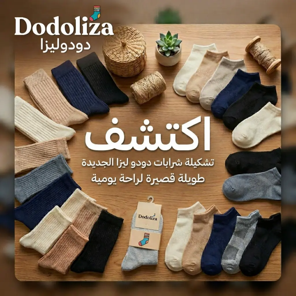 الجوارب القصيرة والجوارب الطويلة للرجال