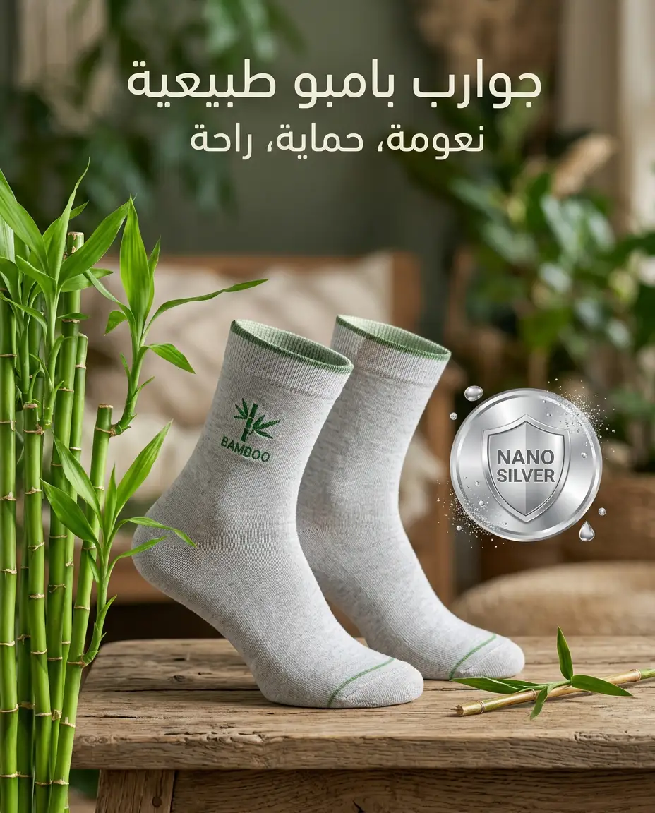 جوارب البامبو لمرضى السكري 