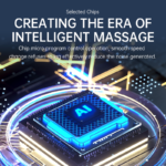AI electronic control chip used in the mini massage gun for smooth speed adjustment and low-noise operation