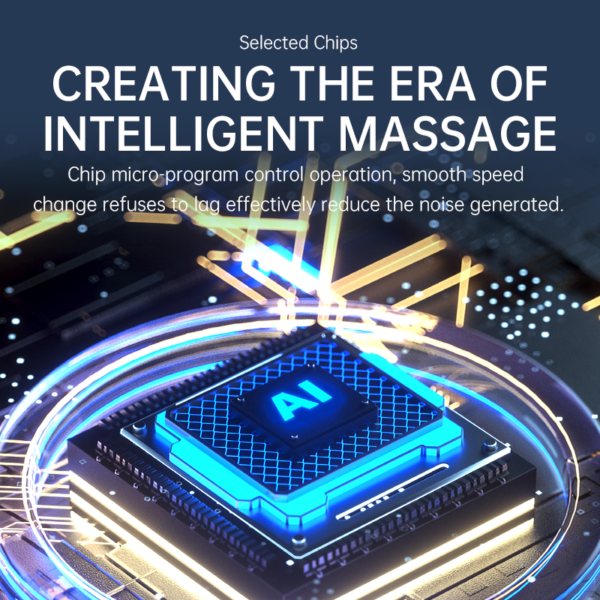 AI electronic control chip used in the mini massage gun for smooth speed adjustment and low-noise operation