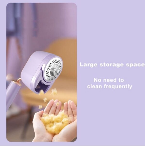 MQ07 fabric shaver with large lint storage compartment