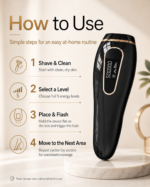 How to use the T13 IPL hair removal device at home in four simple steps